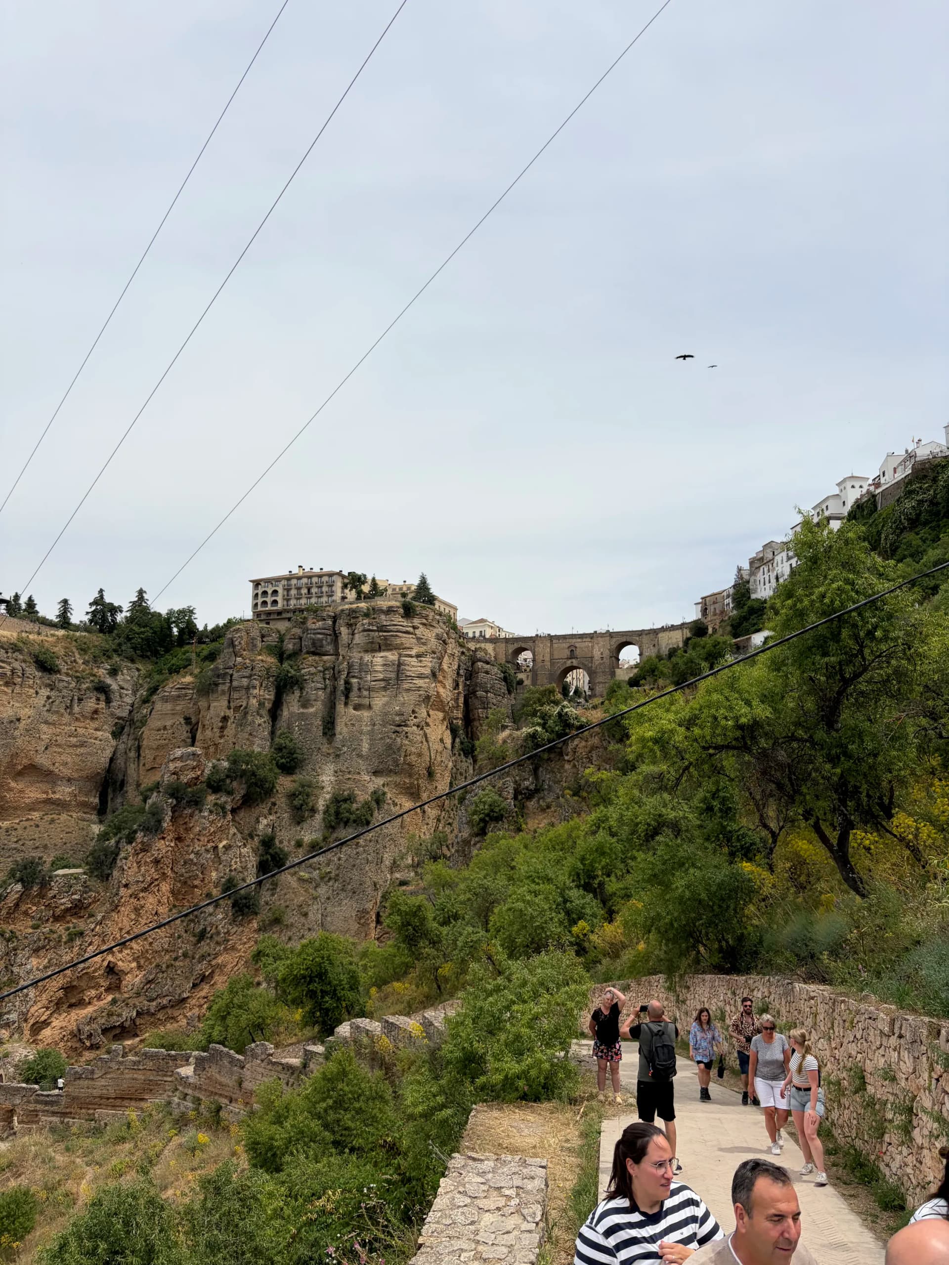 The Puente Nuevo bridge in Ronda, where the GR-141 begins