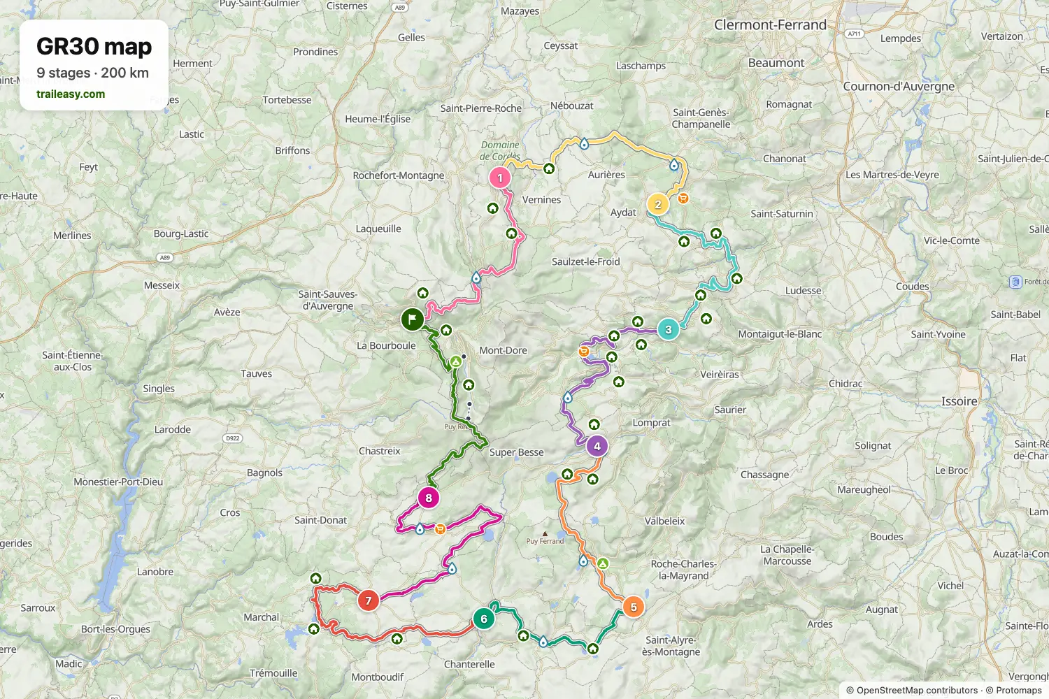 Map of the GR30